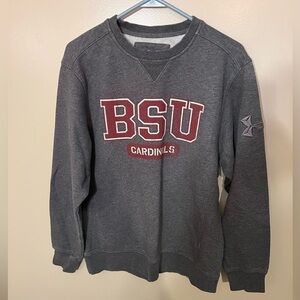 Under Armour Gray BSU Cardinals Sweatshirt Sz M